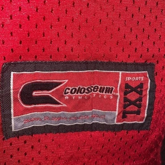 Colosseum Athletics Maryland Terrapins Red & Black Jersey 34 L Mens Sports Appar - Picture 9 of 14